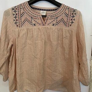 Knox Rose embroidered women's top size L